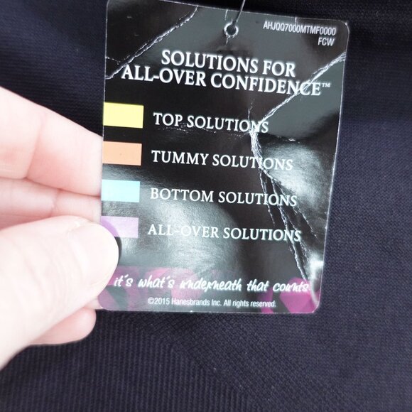 NEW Maidenform Ultra Tummy-Control Seamless High Waist Thigh Slimmer Black Sz L - Picture 4 of 6